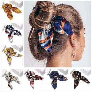 2 in 1 Scrunchie Bow Ribbon Scarf Hair bow